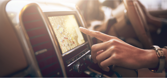 Car nav console