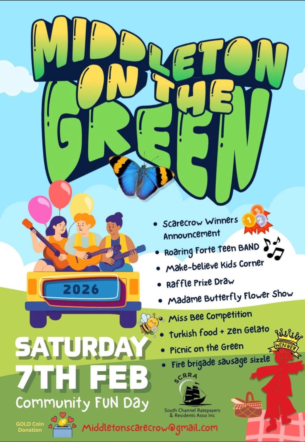 Flyer advertising Middleton on the Green