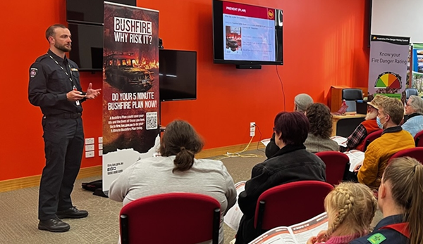 TFS Bushfire risk talk