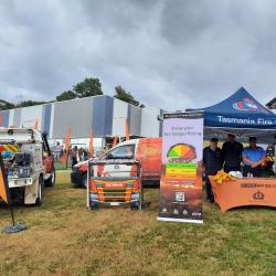 Pop-up stall at Cygnet Folk Festival